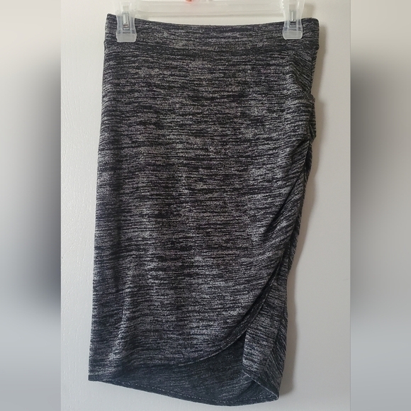 Wilfred Pencil Skirt Small Black and Grey Heathered - Picture 4 of 7